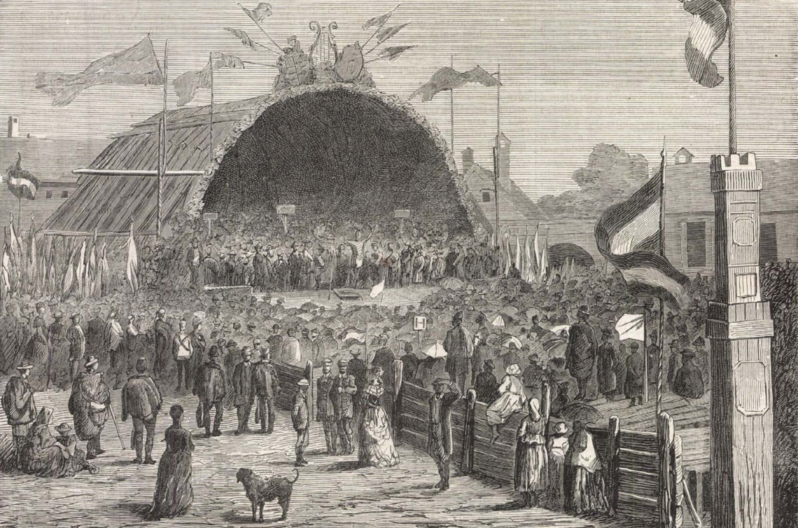 A Méliusz tér 1868-ban